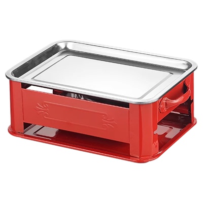 不锈钢烧烤加热炉酒精炭烤串盘