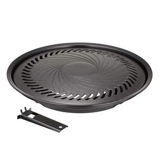 岩谷烤盘日本进口卡式炉烧烤盘户外露营烤肉盘家用加大无烟不粘锅