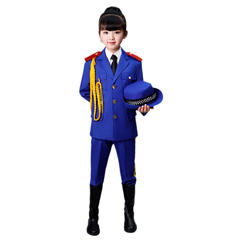 清仓价小学生升旗手服装儿童男女国旗班升旗仪式服装表演出服套装