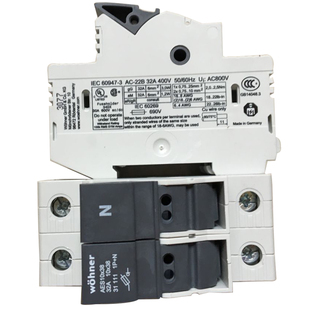 维纳尔Wohner熔断器底座31275 31276 31277 AES10x38 32A 690V