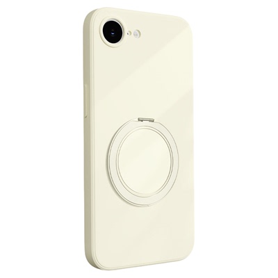 适用苹果17E手机壳新款iPhone16E液态硅胶带支架保护套SE3镜头全包防摔iPhoneSE2软壳外壳ip男女旋转支架专用
