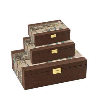 中国风新款国潮复古锦盒 瓷器玉器古玩摆件包装 收藏盒礼品盒定制