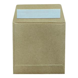 装螺丝五金配件电器小方形自插卡口不干胶粘封牛皮纸环保纸袋定制