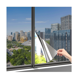 遮阳隔热透明玻璃贴纸静电窗户挡板防晒贴膜防窥太阳膜阳光房挡光