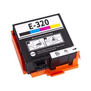 适用爱普生T320墨盒四色一体EPSON PictureMate PM-400 PM-401 Printer打印机墨水盒黑色彩色