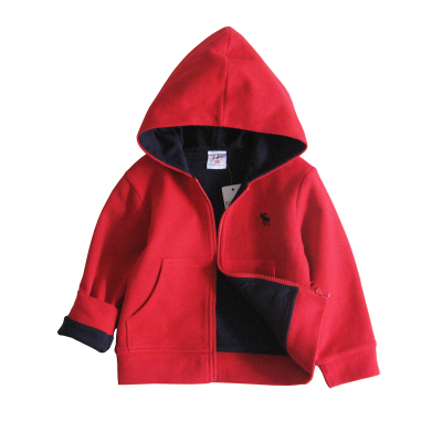 外贸双层帽衫秋冬季里外纯棉外套