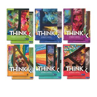 剑桥大学出版社Think Starter/1/2/3/4/5级别学生书+练习册KET/PET考试教辅外语初中高中英语教材自学书 think教材