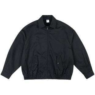 IDLT 廓形工装夹克 宽松风衣方领外套哈灵顿卡其欧美街头风格工装