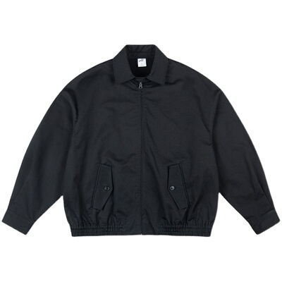 翻领春秋廓形宽松风衣外套夹克