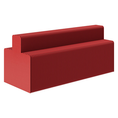 十八纸长桥展架红色风琴陈列展台