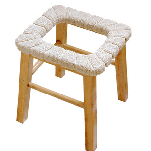 马桶垫四季通用家用U方形坐垫坐便套椅马桶套秋冬实木加厚毛绒款