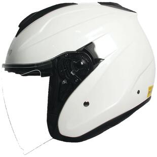 SWEEP S6摩托车头盔四季男女踏板四分之三半盔双镜片碳纤维大尾翼