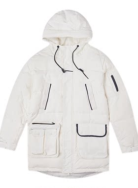 Converse/匡威正品冬季新款男子保暖连帽运动羽绒服10019988-A02