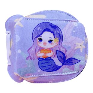 儿童弱视眼罩遮盖布单眼远视斜视散光眼镜罩眼贴卡通独眼罩全遮盖