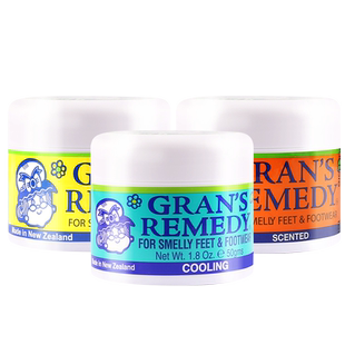 Grans remedy新西兰老奶奶臭脚粉除脚臭去除异味脚臭克星50g罐装