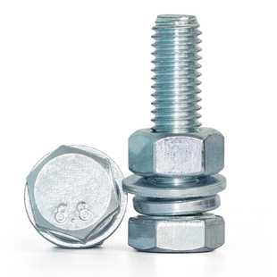 8.8级镀锌高强度外六角螺丝螺母大全混装套装M6M8M10M12M14M16M20