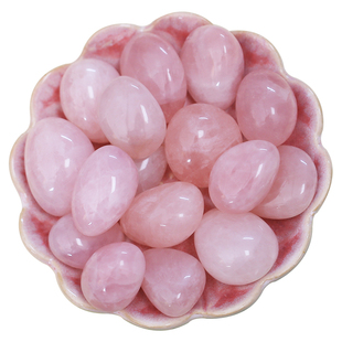 天然粉晶雨花石鹅卵石花盆石水培水养花盆铺面鱼缸造景装饰石