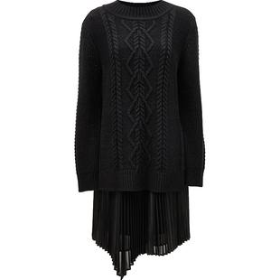 ONLY两件套时尚气质宽松纯色毛衣裙套装连衣裙女|124346002