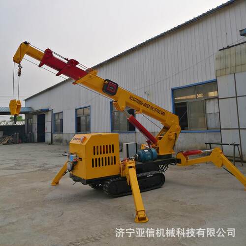 车间吊装用小型履带蜘蛛吊车 全遥控3吨5吨蜘蛛吊微型蜘蛛吊机