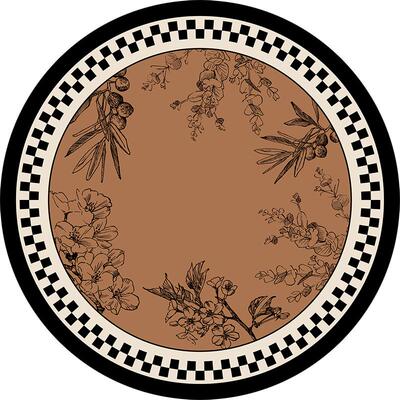 圆形防水防油免洗防烫桌布