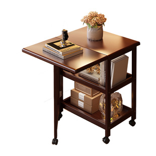 折叠餐桌家用小方桌小户型多功能折叠吃饭小桌子可移动边几小茶几