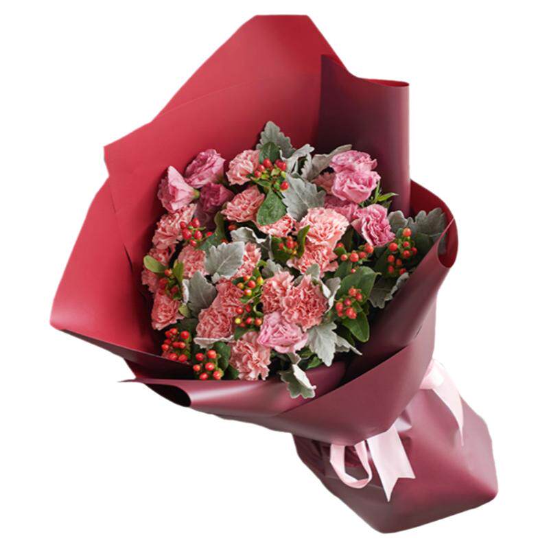 母亲节鲜花同城郑州速递百合康乃馨礼盒花束长辈妈妈生日祝福