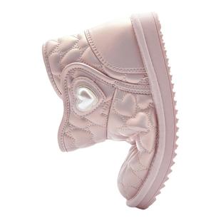 巴拉巴拉女童雪地靴儿童加绒棉靴中大童保暖鞋子冬季新款防滑短靴