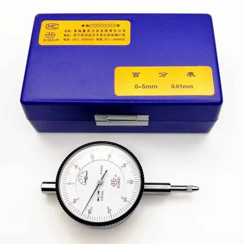 西北青量青海量具百分表0-3-5-10mm分辨力0.01mm高精度指示表头