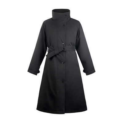 vhsnow气质通勤风衣羽绒服长款