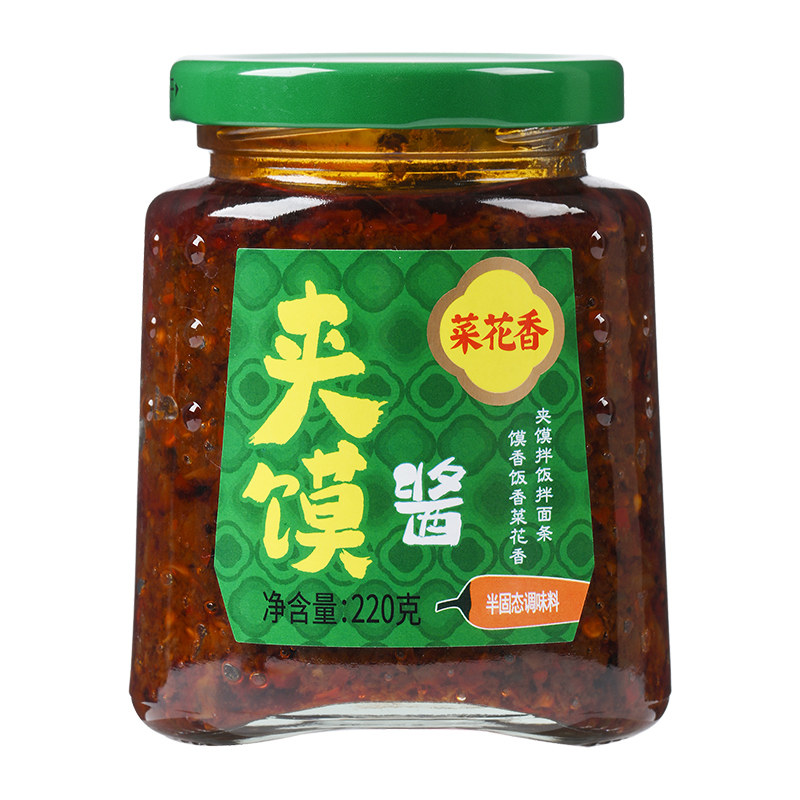 四川特产菜花香香菇味夹馍酱