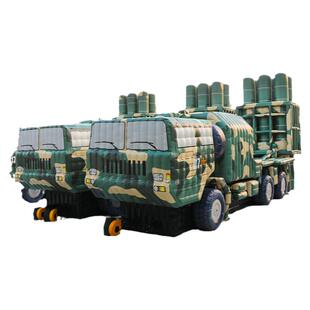 充气靶标闭气军事假目标飞机雷达坦克指挥车红旗-16B导弹发射模型