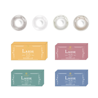 优络美无锁边美瞳半年抛小直径12mm自然小眼气泡瞳13隐形眼镜近视