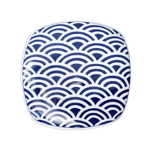 霁风家波佐见烧日本进口日式釉下彩饭碗沙拉碗牛排盘平盘面碗饭碗