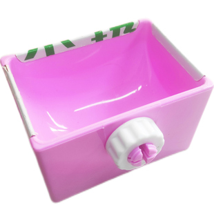 2025新款荷兰猪兔饲料盒易清洁兔碗食盆固定豚鼠食具龙猫粮食盆