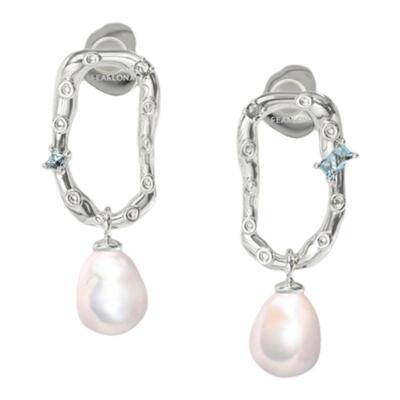 高级感珍珠耳环PEARLONA巴洛克