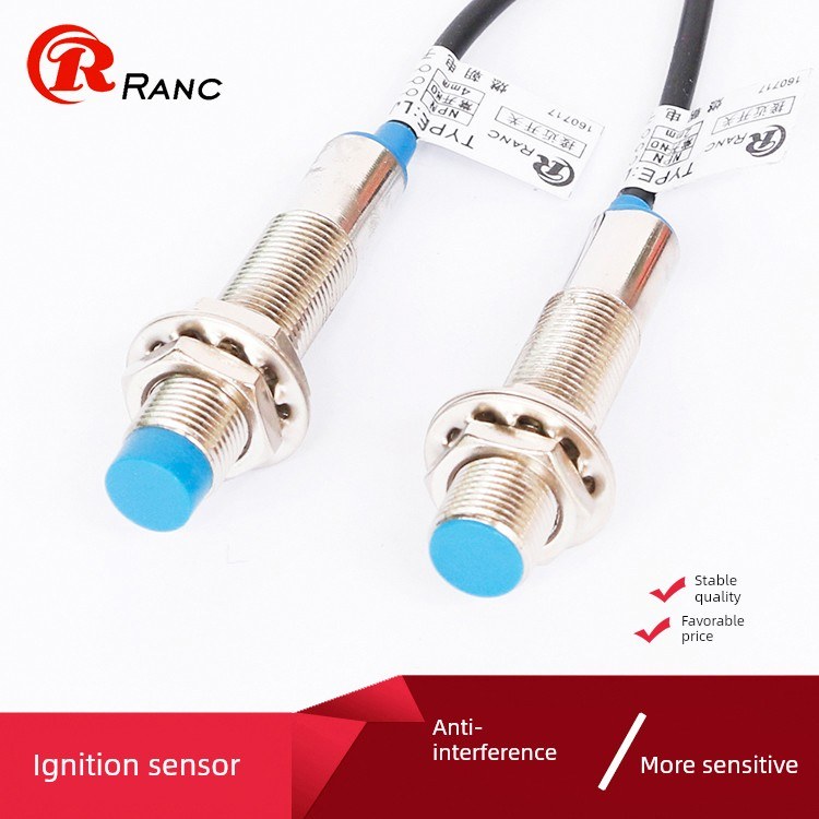 定制M12远距离6-8mm接近开关Lj12A3-8-Z/Bx三线制Npn Pnp常开12V2