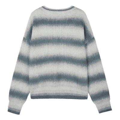 秋冬马海毛针织衫潮牌套头圆领