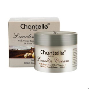 澳洲原装 柯蓝香娜露儿Chantelle葡萄籽绵羊油100ml 面霜保湿滋润