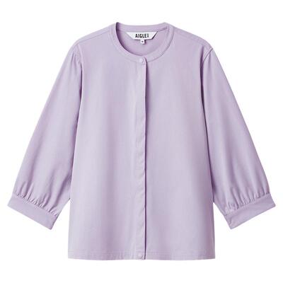 艾高女士七分袖衬衫速干凉感上衣