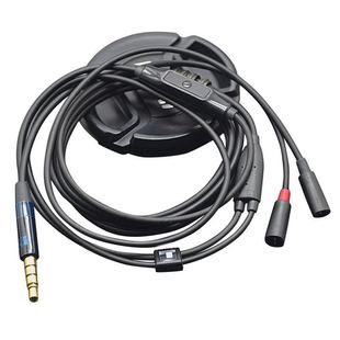 森海ie80s原装复刻线控带麦版原厂耳机线材通用ie8升级纯银2.54.4