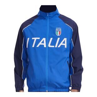 【官方正版】意大利国家队｜复古拼接训练出场服球衣运动外套足球