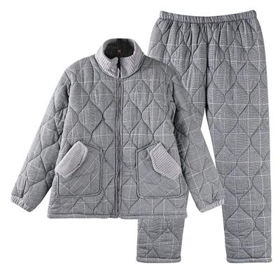 睡衣女士冬季纯棉夹棉家居服