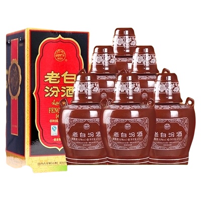 汾酒山西杏花村53度老白汾整箱
