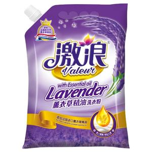 激浪薰衣草洗衣粉实惠装家用8斤 深层去渍带防潮嘴洗衣服粉批发
