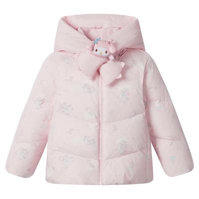 波司登儿童羽绒服2025新款短款男童女童四防面料保暖可拆卸帽