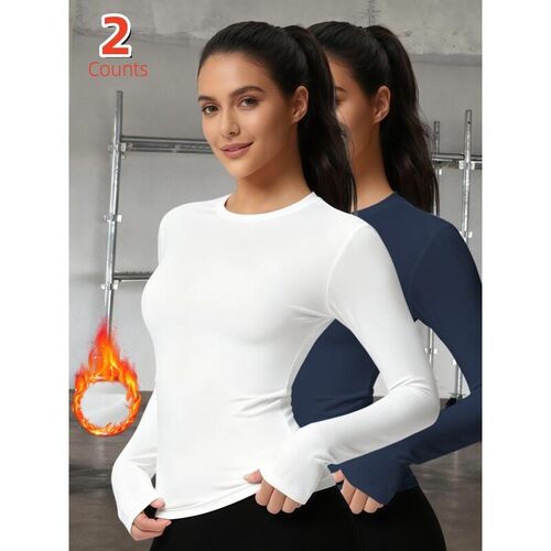 G 33128 Grey Round Neck Long Sleeve T-Shirt 灰色长袖T恤