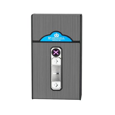 双电弧充电打火机烟盒一体20只装