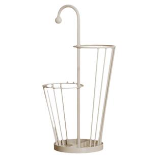 雨伞收纳架家用入户门口大容量挂伞架子奶油风铁艺网红墙角放伞桶