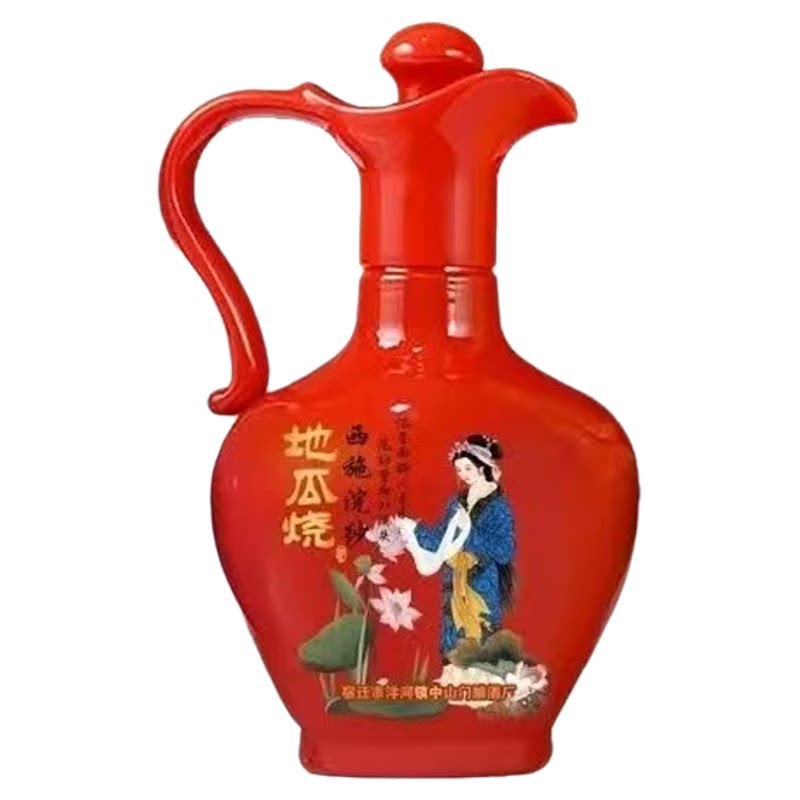 地瓜烧四大美女白酒52度浓香纯白酒/调香白酒