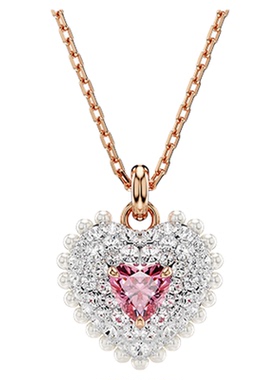 项链施华洛世奇爱心心形